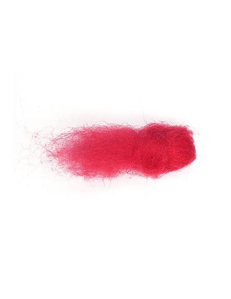 Lana cardata colore Rosso Fuoco 1623
