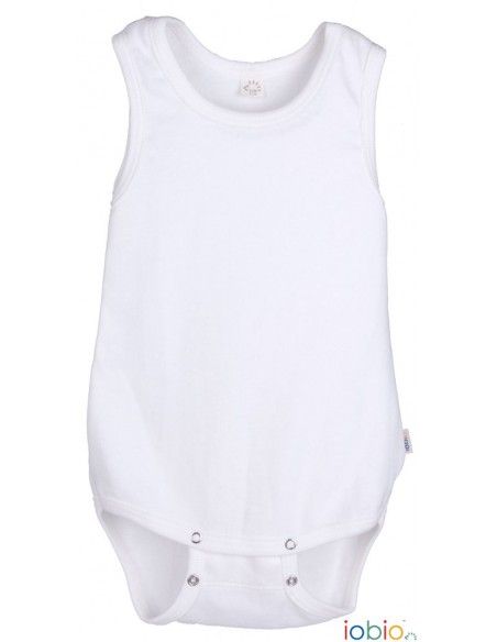 Body bambino in cotone senza maniche