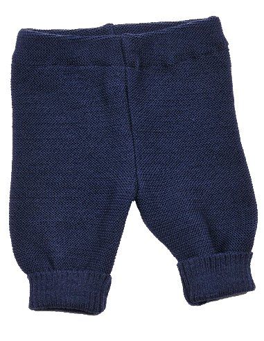 Leggings baby in lana Merino - col. blu