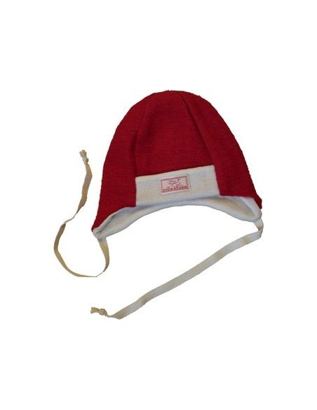 Cappellino baby in spugna di lana