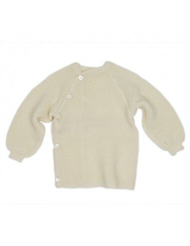 Pullover baby in lana Merino col. ecrù