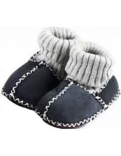 Baby scarpine in pelle di...