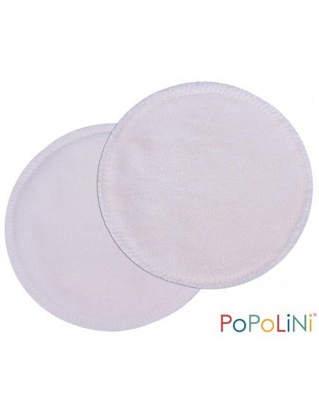 Coppette assorbilatte in spugna di cotone biologico - set da 3 paia
