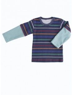 Maglietta lunga a doppia...