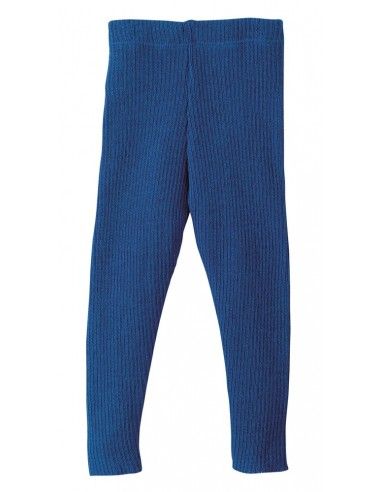 Leggings in lana Merino col. blu navy