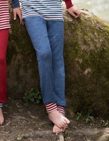 Pantalone lungo in lana Merino bio
