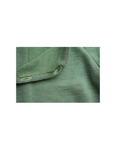 Pullover baby in spugna di lana/ seta -col. verde