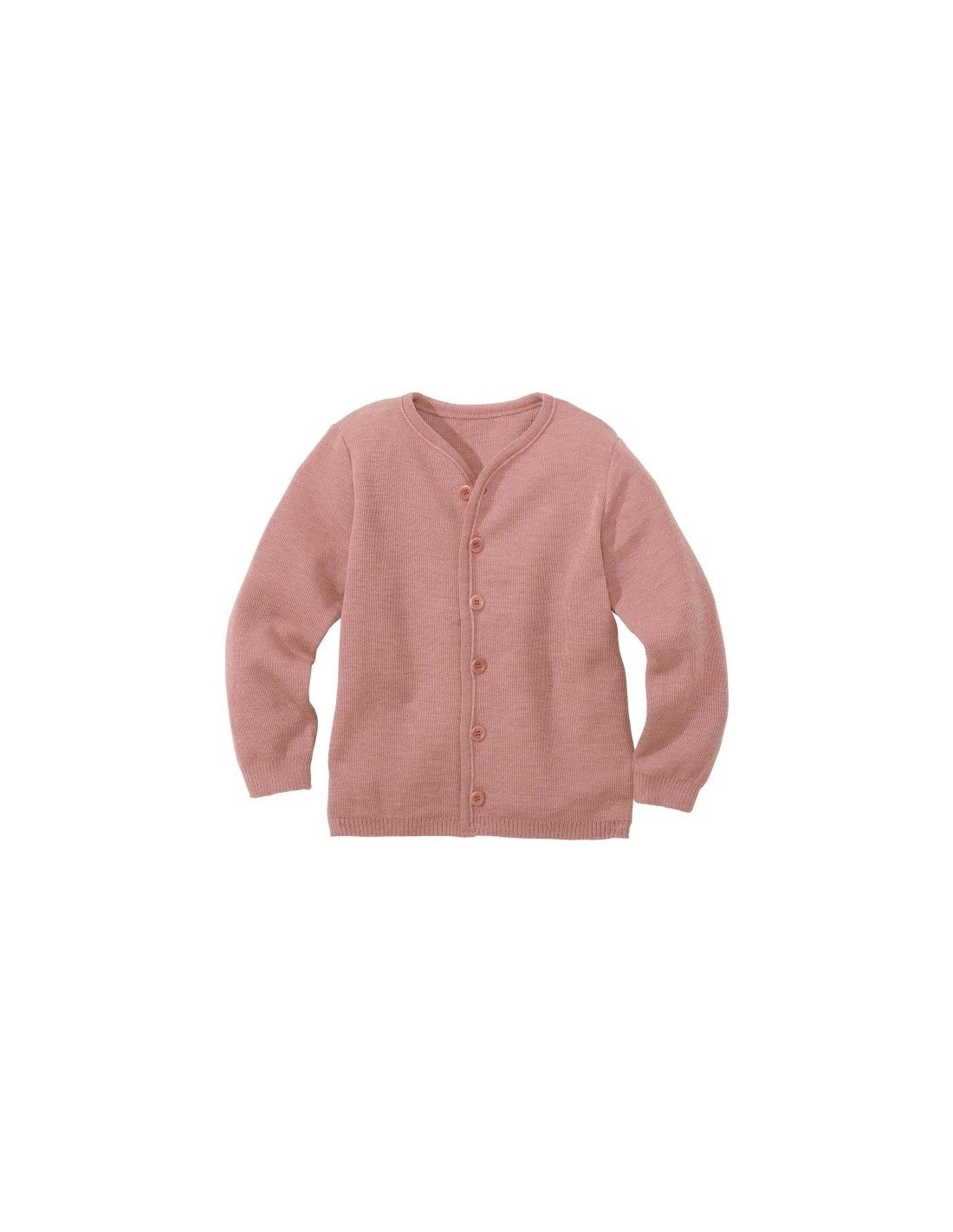 Cardigan grigio per bimbo e bimba in pura lana merino, taglia 6 mesi