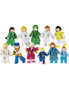 Set bamboline flessibili...