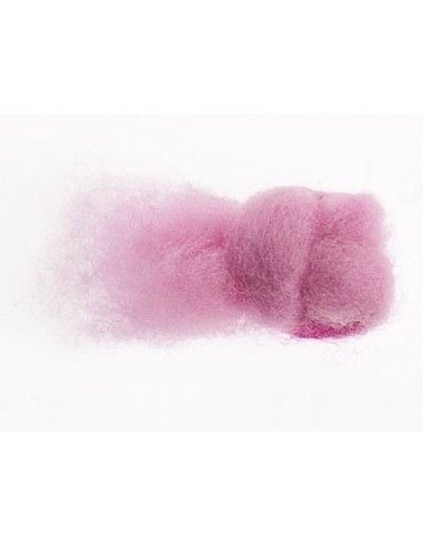 Lana cardata colore Rosa 6627