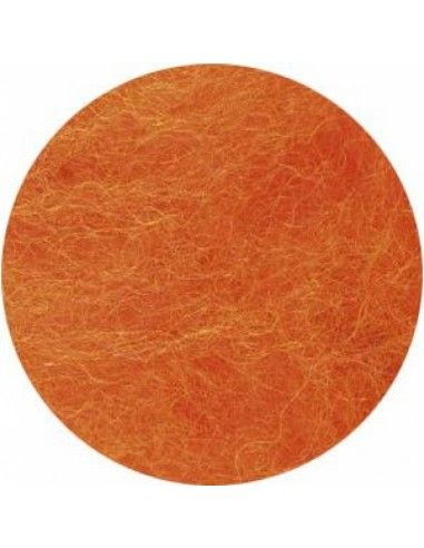 Lana cardata colore Arancio/ Giallo...
