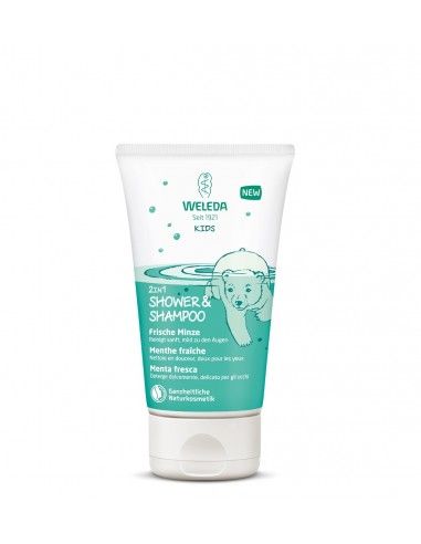 Kids 2in1 Shower & Shampoo - Menta