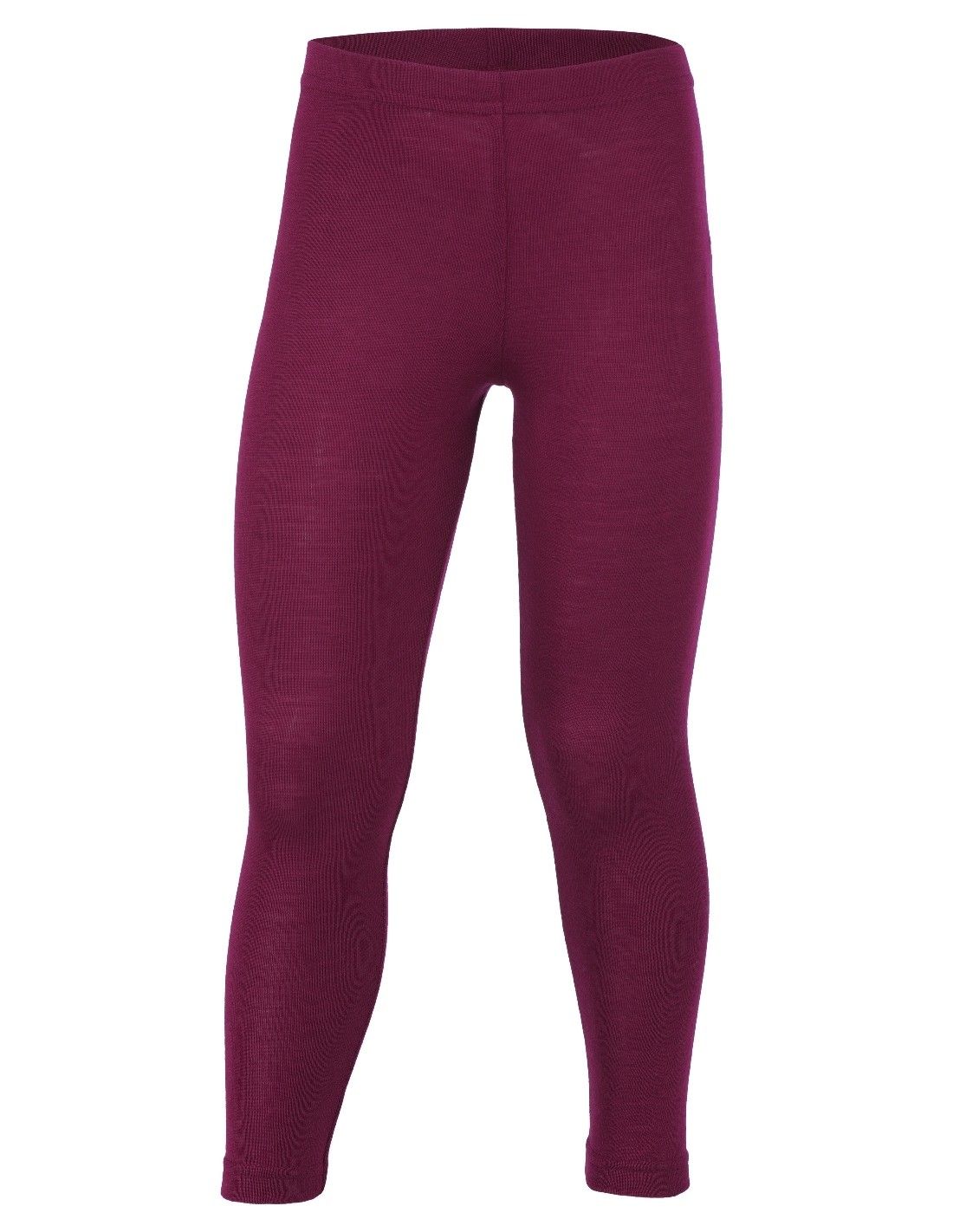 Leggings bambino in lana seta col. orchidea
