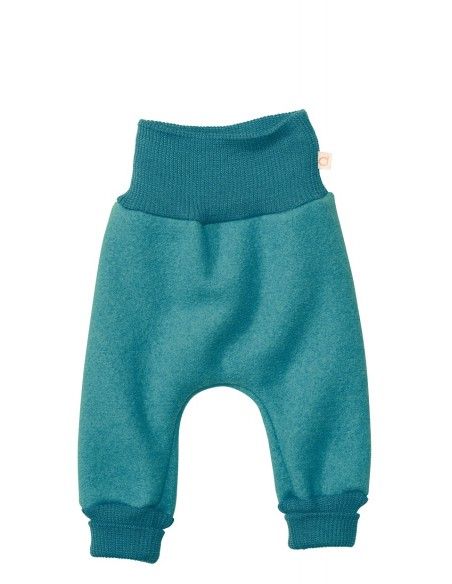 Pantalone morbido in lana cotta