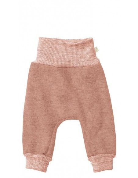 Pantalone morbido in lana cotta