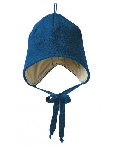 Cappello in lana cotta - col. blu navy
