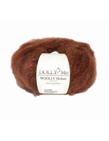 Dolly Mo Woolly Mohair - col. Mahogany