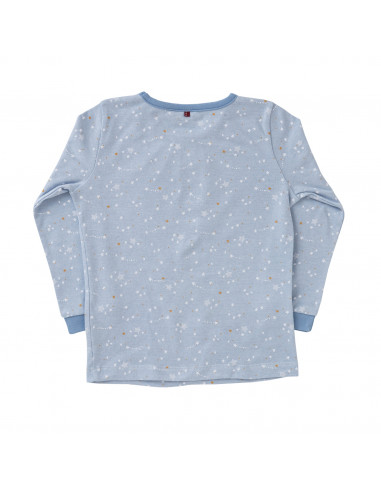 Pigiama due pezzi bambina in cotone bio "Stelline"