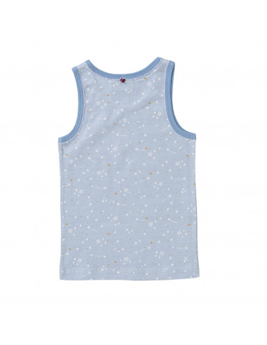 Canottiera bimba in cotone bio "Stelline"