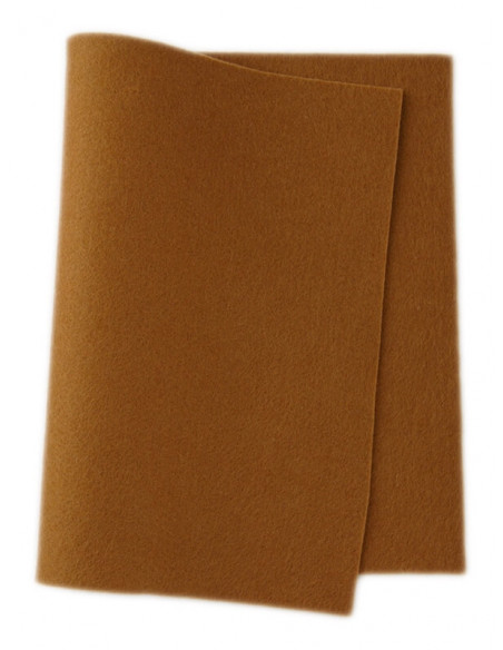 Panno in feltro di lana- marrone Teddy 613