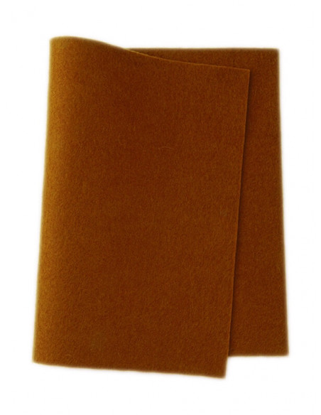 Panno in feltro di lana - marrone bue 603