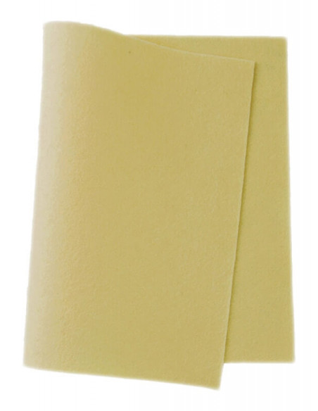 Panno in feltro di lana - giallo tenue 616
