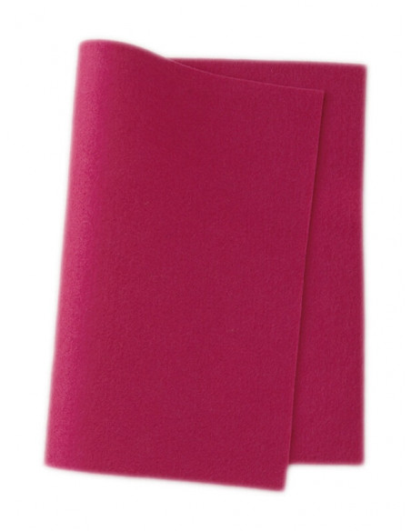 Panno in feltro di lana- fucsia pastello 631