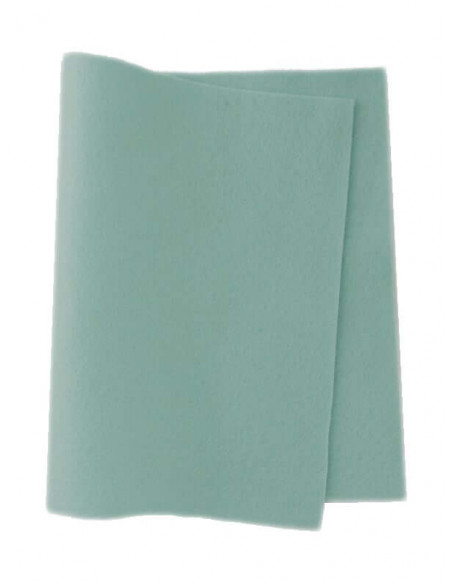 Panno in feltro di lana - verde ghiaccio 635