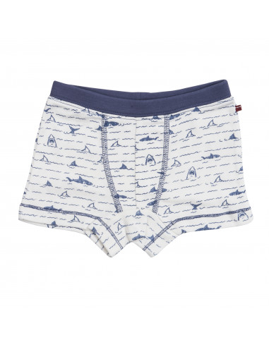 Boxer bambino in cotone biologico Sharks