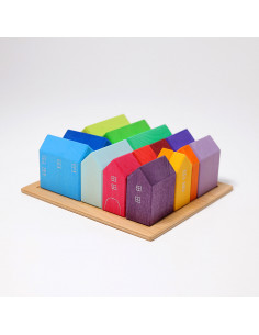 Casette colorate in legno...