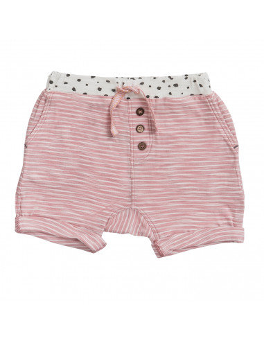 Baby shorts in cotone bio - col. a...