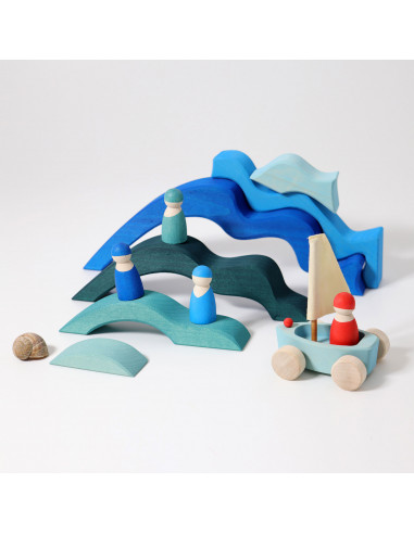 Set costruzioni “4 elementi” grande di Grimm's