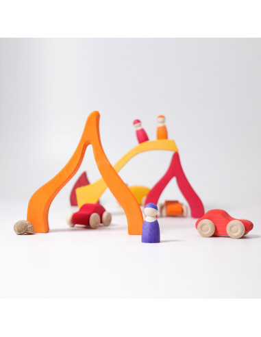 Set costruzioni “4 elementi” grande di Grimm's