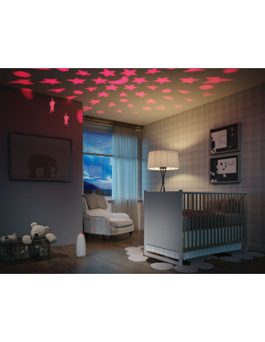 Airfree Babyair 40 purificatore d'aria senza filtro, 100% silenzioso, con proiettore
