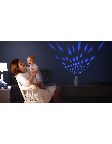 Airfree Babyair 40 purificatore d'aria senza filtro, 100% silenzioso, con proiettore