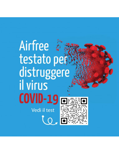 Airfree Babyair 40 purificatore d'aria senza filtro, 100% silenzioso, con proiettore