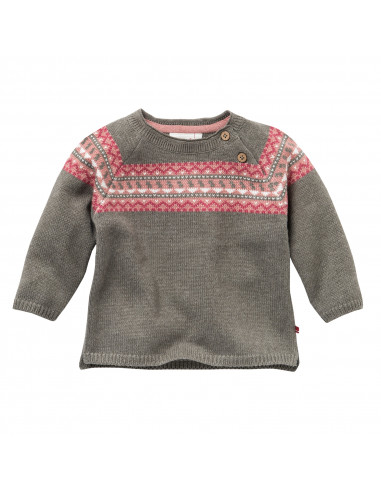 Pullover baby in cotone biologico -...