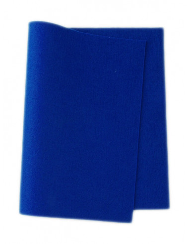 Panno in feltro di lana - blu 560