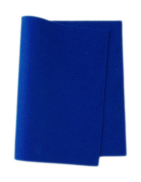 Panno in feltro di lana - blu 560