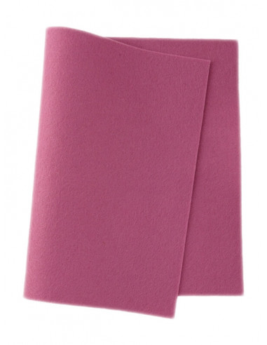 Panno in feltro di lana- rosa antico 564
