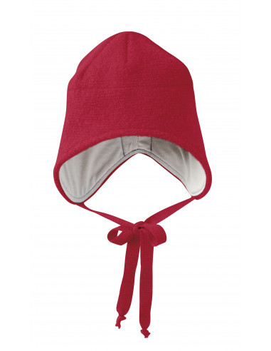 Cappello in lana cotta - col. bordeaux