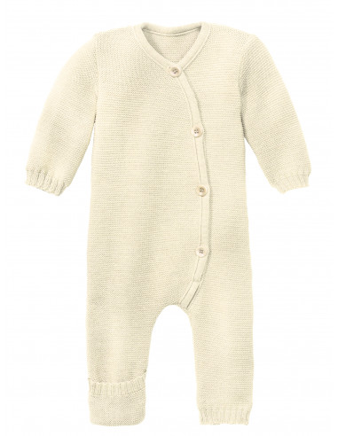 Overall neonato in lana Merino
