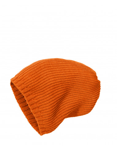 Cappello in lana Merino -col. arancio