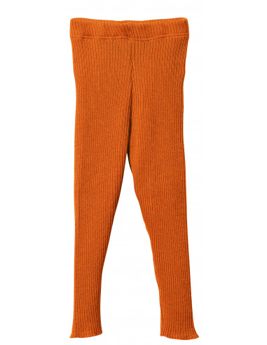 Leggings in lana Merino -col. arancio