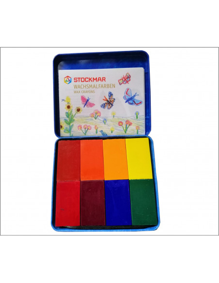 Mattoncini di cera Stockmar - 8 colori
