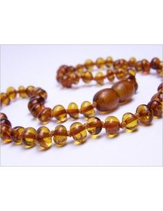 Collana d'ambra - perle... 2