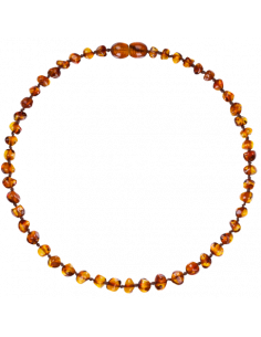 Collana d'ambra - perle...