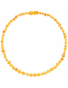 Collana d'ambra - perle...