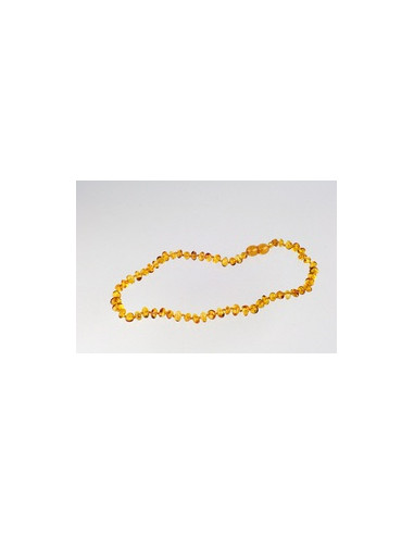 Collana d'ambra - perle barocco miele