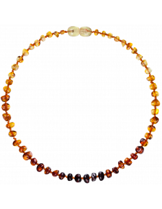 Collana d'ambra - perle...